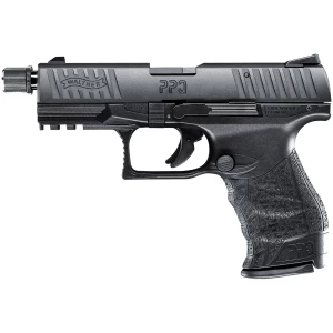 Walther PPQ M2 Tactical .22 LR pistol, black polymer frame, threaded barrel