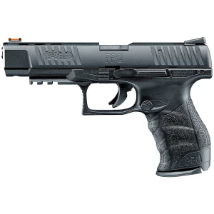 Walther PPQ M2 .22 LR 5-inch black pistol with fiber optic front sight