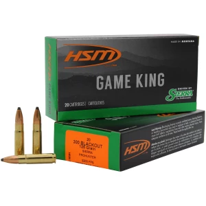 HSM 300BLK3N Game King 300 Blackout 125 gr box