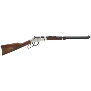 Henry American Beauty H004AB lever-action rifle 20in octagon barrel walnut stock engraved silver receiver
