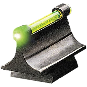 TruGlo TG95450RG 3/8" Dovetail Front Sight  Black 0.450" Green Ramp for Rifles