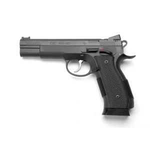 CZ-USA A01-SD 9mm optic-ready pistol with match bull barrel and black G10 grips