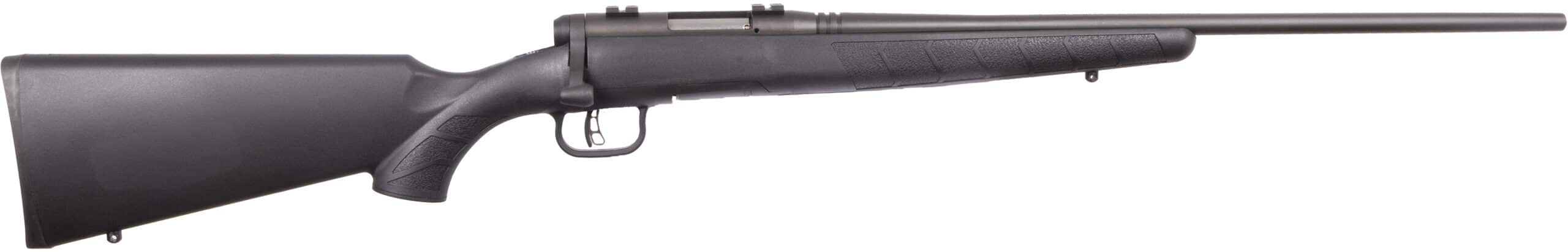 Savage B.Mag 17 WSM 22 inch bolt-action rifle with matte black synthetic stock