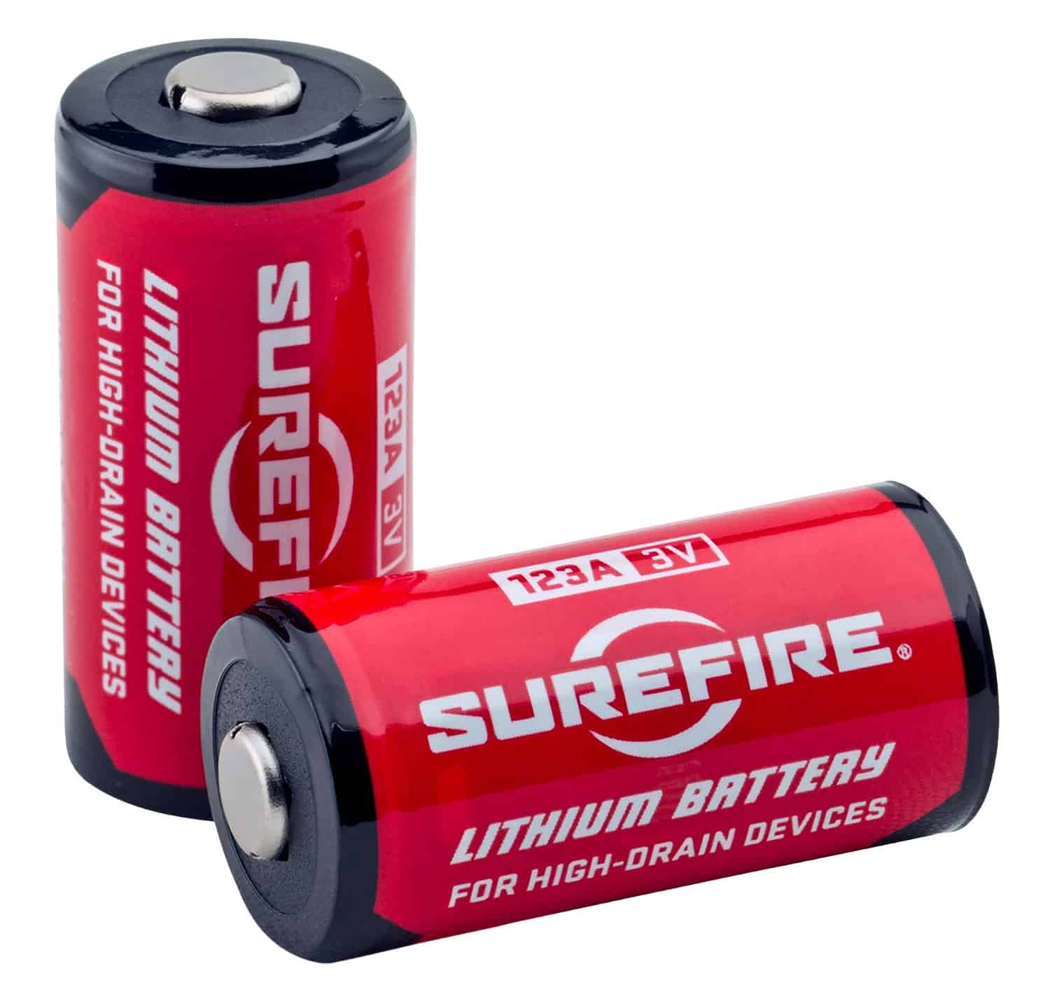 SureFire SF6BC CR123A 6-pack lithium batteries 3.0V 1500mAh clamshell