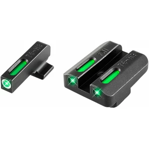 TruGlo TG13FN1A TFX  Black | Green Tritium & Fiber Optic White Outline Front Sight Green Tritium & Fiber Optic Rear Sight