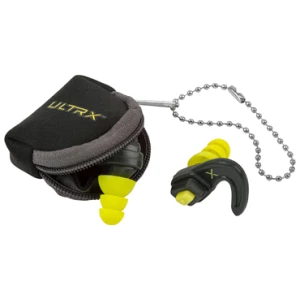 Allen ULTRX Shift Adjustable ear plugs gray yellow selectable 12-25 dB NRR