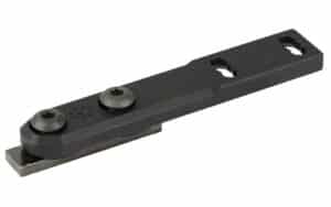 Arisaka Defense 45 degree inline scout light mount M600 in black installed on handguard
