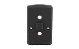 Arisaka Offset Optic Plate 2 RMR/SRO standard height anodized black