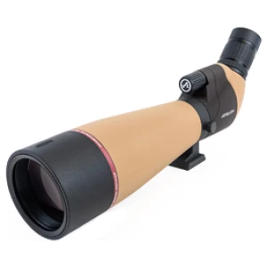 Athlon Talos 20-60x80 angled spotting scope in tan