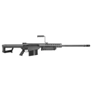 Barrett 82A1 .50 BMG rifle with 29 inch fluted barrel and black synthetic stock