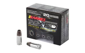 Barnes TAC-XPD 9mm Luger +P 115gr TAC-XP 20-round box