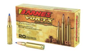 Barnes VOR-TX .308 Win 130 gr Tipped TSX Boat-Tail 20 rounds per box