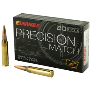Barnes Precision Match .338 Lapua Magnum 300 gr OTM BT box and cartridges