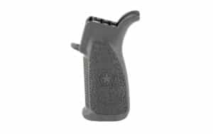 BCM Mod 4 pistol grip black for AR-15, polymer construction with checkered texture
