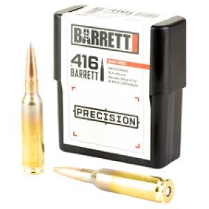 Barrett .416 Barrett 500 gr A-Tip ammunition 10rd box