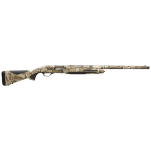 Browning Maxus II Auric 12 Gauge 26-inch camo semi-auto shotgun side view