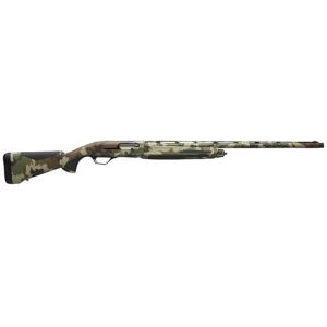 Browning Maxus II Woodland 12 Gauge semi-auto shotgun with 26-inch barrel in woodland camo