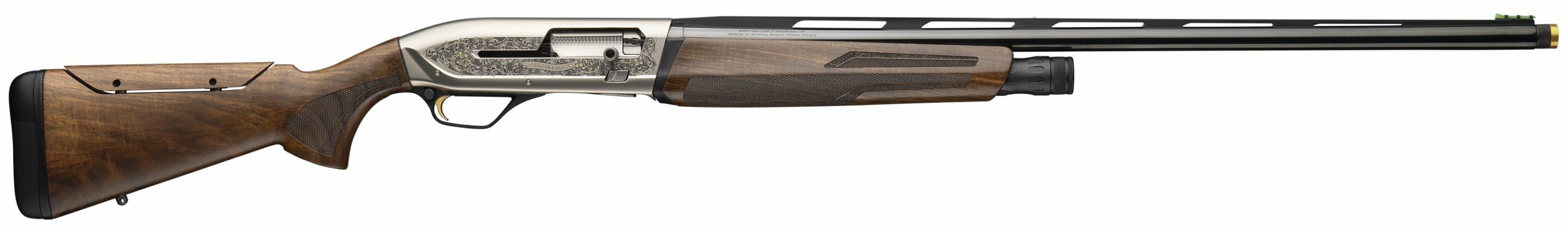Browning Maxus II Golden Clays 12 Gauge 28 inch sporting shotgun with Grade III walnut stock