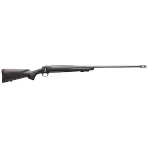 Browning X‑Bolt Pro 6.5 PRC bolt-action rifle in Cerakote Carbon Gray with carbon fiber stock