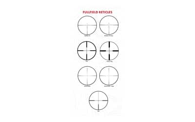 Burris Fullfield 3-12x42mm Plex rifle scope black matte