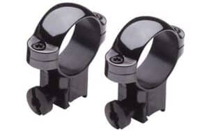 Burris Deluxe solid steel .22 scope rings, 1-inch tube, high profile, gloss black