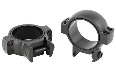 Burris Signature Zee 30mm medium matte black steel Weaver-style scope rings