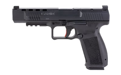 Canik METE SFx 9mm 5.2-inch black pistol with 18- and 20-round magazines