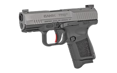 Canik TP9 Elite SC 9mm subcompact pistol with 3.60-inch match-grade barrel, Tungsten Cerakote slide