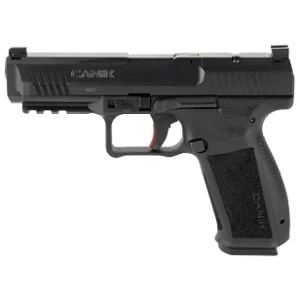 Canik METE SFT 9mm pistol in black with MeCanik MO1 red dot sight