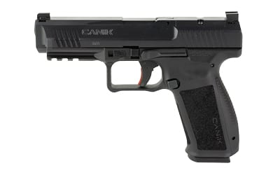 Canik METE SFT 9mm pistol in black with MeCanik MO1 red dot sight