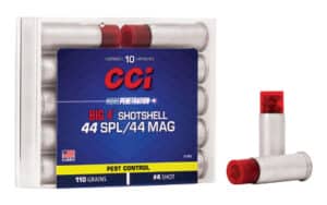 CCI Big 4 Shotshell box .44 Spl/Mag 10 rounds No.4 shot