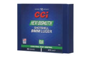 CCI HEVI-Bismuth 9mm Luger #11 bismuth shotshell 10-count box