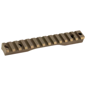 Christensen Arms one-piece scope base for Remington 700 short action in Burnt Bronze