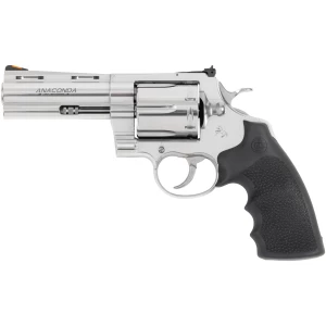 Colt Anaconda .44 Magnum stainless revolver with Hogue rubber grips, 6-shot