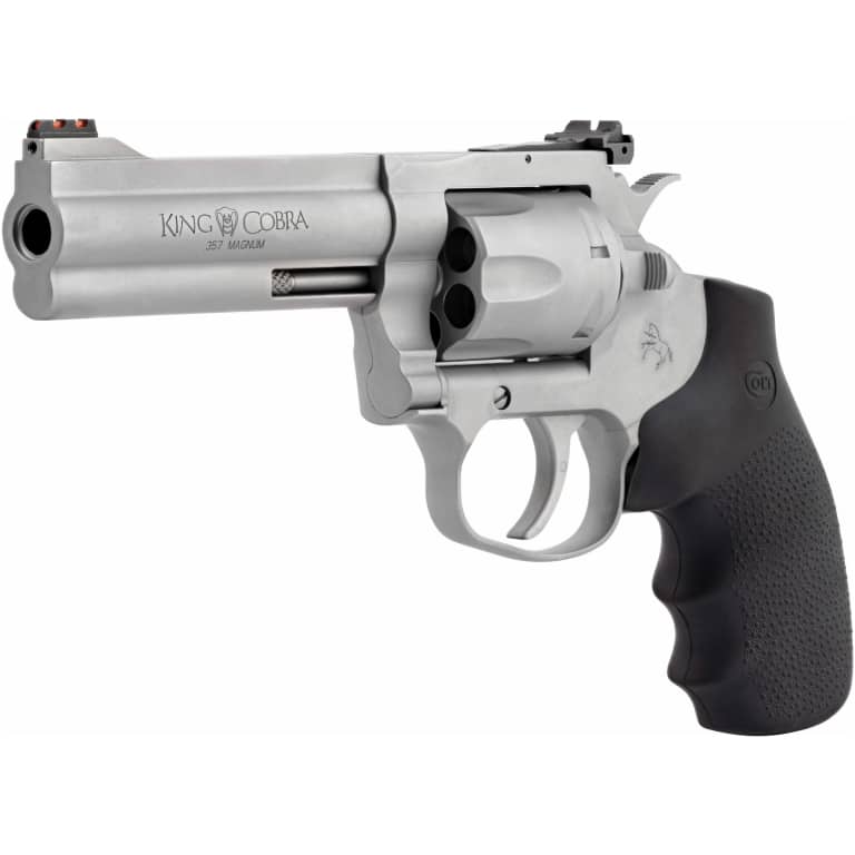 Colt King Cobra Target .357 Magnum revolver matte stainless side view