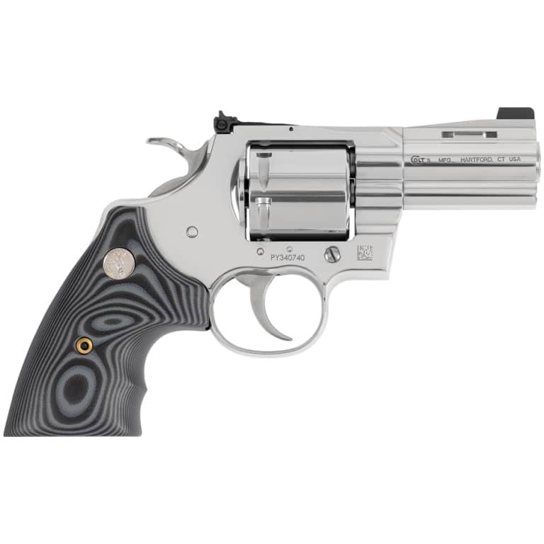 Colt Python Combat Elite .357 Magnum 3-inch stainless revolver with Colt medallion grips