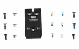 C&H Precision optics adapter plate for Springfield XDM OSP in anodized black