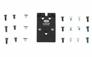 C&H Precision optics adapter plate for Springfield XDM OSP to RMR 407C 507C black anodized