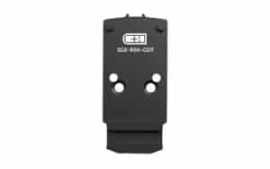 C&H Precision adapter plate for Sig P320 Legion M17/M18, R1P/DPP cut, black anodized