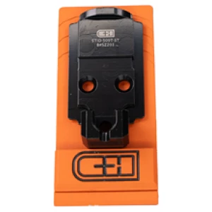 C&H Precision Staccato Duo low-witness adapter plate for Holosun 407K and 507K, black anodized