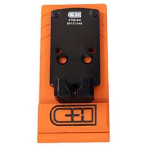C&H Precision STID-RH Staccato Duo low witness optics adapter plate, anodized black
