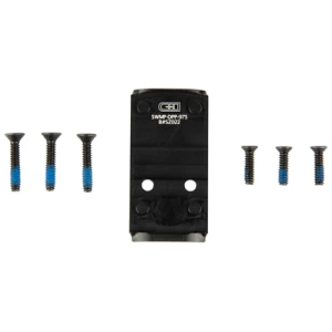 C&H Precision SWMPDPP/EFLX975 Core mount plate, 6061 aluminum, hard anodized black