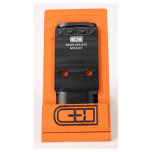 C&H Precision S&W M2.0 C.O.R.E. Holosun EPS adapter plate, black anodized