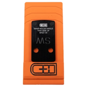 C&H Precision anodized black mounting plate for S&W M&P Shield to Holosun 407K/507K