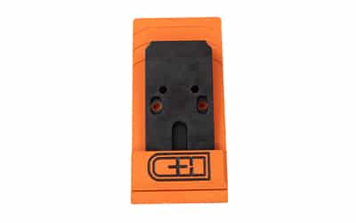 C&H Precision Walther PDP 1.0 optic mount plate, black anodized, compatible with RMR/SRO/Holo