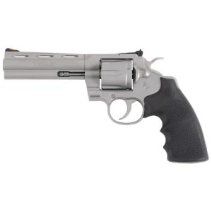 Colt Python .357 Magnum matte stainless revolver with Hogue-style grips