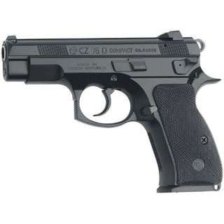 CZ-USA CZ 75 D PCR Compact 9mm pistol, black polycoat finish, two 10-round magazines