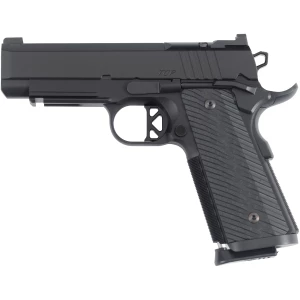 Dan Wesson TCP 9mm 4 in pistol, black finish, G10 grips, optics-ready slide