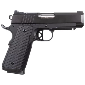 Dan Wesson TCP optic-ready compact 1911-style pistol in black with G10 grips