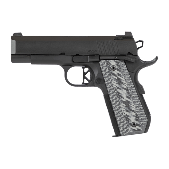 Dan Wesson ECP 9mm 4-inch bull barrel pistol, black slide, black/gray G10 grips